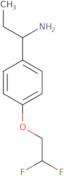 1-[4-(2,2-Difluoroethoxy)phenyl]propan-1-amine