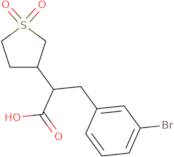 3-(3-Bromophenyl)-2-(1,1-dioxothiolan-3-yl)propanoic acid