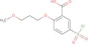 5-(Chlorosulfonyl)-2-(3-methoxypropoxy)benzoic acid