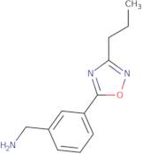 [3-(3-Propyl-1,2,4-oxadiazol-5-yl)phenyl]methanamine