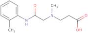 3-[Methyl({[(2-methylphenyl)carbamoyl]methyl})amino]propanoic acid