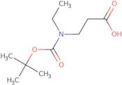 3-{[(tert-Butoxy)carbonyl](ethyl)amino}propanoic acid