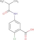 2-Chloro-5-(2-methylpropanamido)benzoic acid