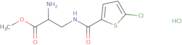 Methyl (2S)-2-amino-3-[(5-chlorothiophen-2-yl)formamido]propanoate hydrochloride