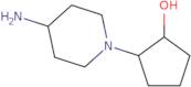 2-(4-Aminopiperidin-1-yl)cyclopentan-1-ol