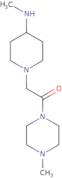 2-[4-(Methylamino)piperidin-1-yl]-1-(4-methylpiperazin-1-yl)ethan-1-one
