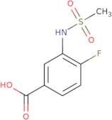 4-Fluoro-3-methanesulfonamidobenzoic acid