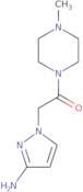 2-(3-Amino-1H-pyrazol-1-yl)-1-(4-methylpiperazin-1-yl)ethan-1-one