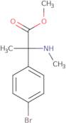 Methyl 2-(4-bromophenyl)-2-(methylamino)propanoate