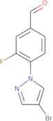 4-(4-Bromopyrazol-1-yl)-3-fluorobenzaldehyde