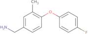 [4-(4-Fluorophenoxy)-3-methylphenyl]methanamine