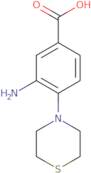 3-Amino-4-(thiomorpholin-4-yl)benzoic acid