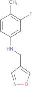 3-Fluoro-4-methyl-N-(1,2-oxazol-4-ylmethyl)aniline