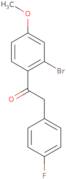 1-(2-Bromo-4-methoxyphenyl)-2-(4-fluorophenyl)ethan-1-one