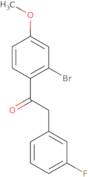 1-(2-Bromo-4-methoxyphenyl)-2-(3-fluorophenyl)ethan-1-one