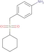 4-[(Cyclohexanesulfonyl)methyl]aniline