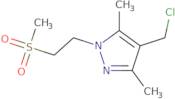 4-(Chloromethyl)-1-(2-methanesulfonylethyl)-3,5-dimethyl-1H-pyrazole