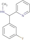 [(3-Fluorophenyl)(pyridin-2-yl)methyl](methyl)amine