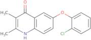 6-(2-Chlorophenoxy)-2,3-dimethyl-1,4-dihydroquinolin-4-one