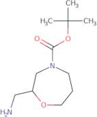 tert-Butyl 2-(aminomethyl)-1,4-oxazepane-4-carboxylate