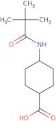 4-(2,2-Dimethylpropanamido)cyclohexane-1-carboxylic acid