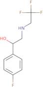 1-(4-Fluorophenyl)-2-[(2,2,2-trifluoroethyl)amino]ethan-1-ol
