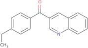 3-(4-Ethylbenzoyl)quinoline