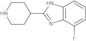 4-Fluoro-2-(piperidin-4-yl)-1H-1,3-benzodiazole