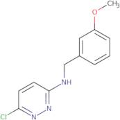 6-Chloro-N-[(3-methoxyphenyl)methyl]pyridazin-3-amine