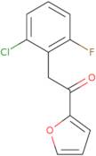 2-(2-Chloro-6-fluorophenyl)-1-(furan-2-yl)ethan-1-one