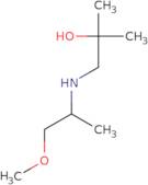 1-(1-Methoxypropan-2-ylamino)-2-methylpropan-2-ol