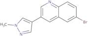 6-Bromo-3-(1-methyl-1H-pyrazol-4-yl)quinoline