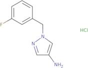 1-[(3-Fluorophenyl)methyl]-1H-pyrazol-4-amine hydrochloride