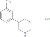 3-(3-Methylphenyl)piperidine hydrochloride