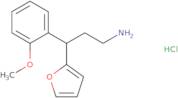 3-Furan-2-yl-3-(2-methoxy-phenyl)-propylaminehydrochloride