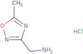 C-(5-Methyl-[1,2,4]oxadiazol-3-yl)-methylaminehydrochloride
