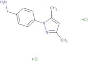 [4-(3,5-Dimethyl-1H-pyrazol-1-yl)phenyl]methanamine dihydrochloride