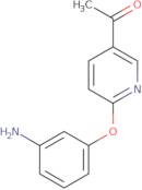 1-[6-(3-aminophenoxy)pyridin-3-yl]ethan-1-one