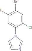 1-(4-Bromo-2-chloro-5-fluorophenyl)imidazole