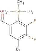 5-Bromo-3,4-difluoro-2-(trimethylsilyl)benzaldehyde