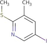 5-Iodo-3-methyl-2-(methylthio)pyridine