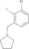 1-[(3-Bromo-2-fluorophenyl)methyl]pyrrolidine