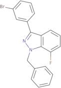 1-Benzyl-7-fluoro-3-(3-bromophenyl)-1H-indazole