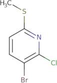 3-Bromo-2-chloro-6-(methylthio)pyridine