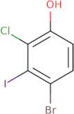 4-Bromo-2-chloro-3-iodophenol