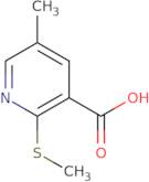 5-Methyl-2-(methylthio)nicotinic acid