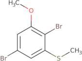 1,4-Dibromo-2-methoxy-6-(methylsulfanyl)benzene