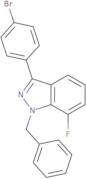 1-Benzyl-7-fluoro-3-(4-bromophenyl)-1H-indazole