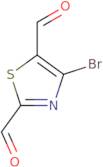 4-Bromo-1,3-thiazole-2,5-dicarbaldehyde