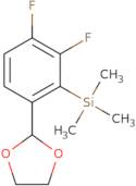 2-[3.4-Difluoro-2-(trimethylsilyl)phenyl]-1,3-dioxolane